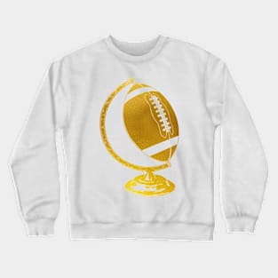 American Football Globe Crewneck Sweatshirt